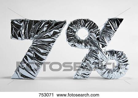 7% sign View Large Photo Image Stock Image - 7% sign. Fotosearch