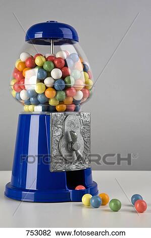 Stock Image - A candy dispenser. Fotosearch