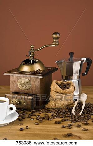 Coffee making equipment View Large Photo Image Stock Photograph - Coffee making equipment. Fotosearch