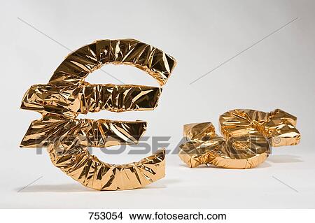 Gold Euro and dollar sign View Large Photo Image Picture - Gold Euro and dollar sign. Fotosearch