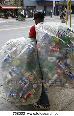 A refuse collector, New York View Large Photo Image Stock Image - A refuse collector, New York. Fotosearch
