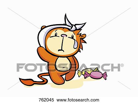 A cartoon tiger with tooth ache View Large Illustration Stock Illustration - A cartoon tiger with tooth ache. Fotosearch