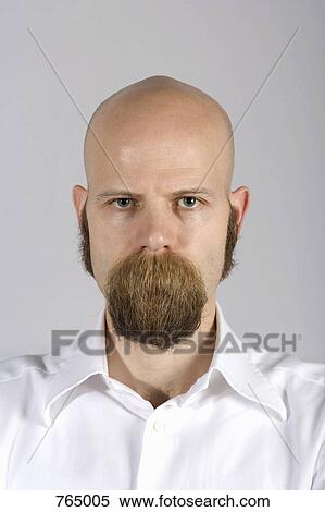 A man with long mustache hair covering his mouth View Large Photo Image Stock Photography - A man with long mustache hair covering his mouth. Fotosearch