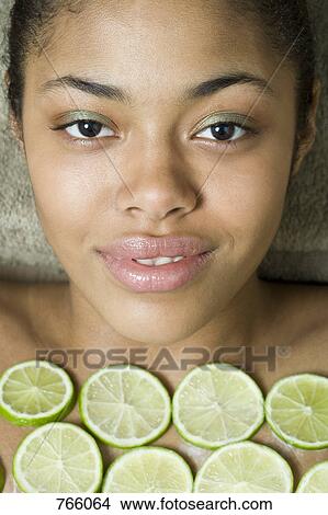 A young woman having a spa treatment View Large Photo Image Picture - A young woman having a spa treatment. Fotosearch