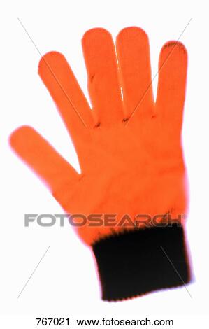 An orange glove View Large Photo Image Stock Image - An orange glove. Fotosearch