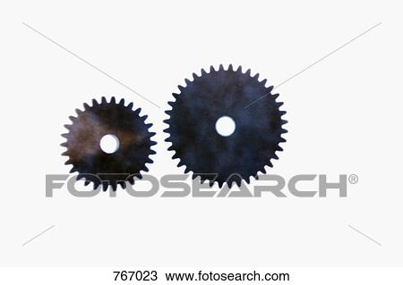 Two cogs View Large Photo Image Stock Image - Two cogs. Fotosearch
