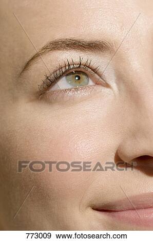 Beauty shot of a woman, extreme close-up View Large Photo Image Stock Photo - Beauty shot of a woman, extreme close-up. Fotosearch