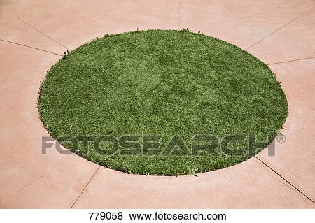 Stock Photo - Part of a landscaped garden. Fotosearch