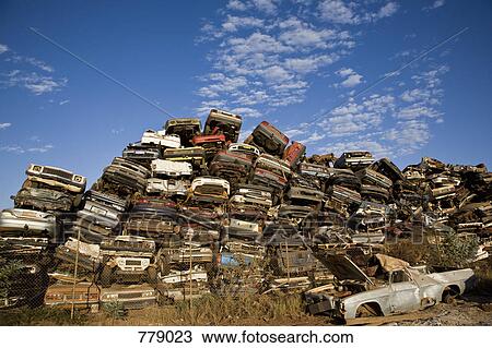 Stock Image - Scrap yard. Fotosearch