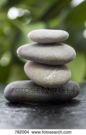 Close up of a stack of stones View Large Photo Image Picture - Close up of a stack of stones. Fotosearch
