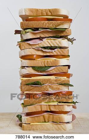 A large sandwich View Large Photo Image Picture - A large sandwich. Fotosearch
