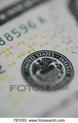 Detail of an American five dollar bank note View Large Photo Image Stock Image - Detail of an American five dollar bank note. Fotosearch