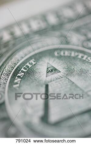 Detail of an American one dollar bank note View Large Photo Image Picture - Detail of an American one dollar bank note. Fotosearch