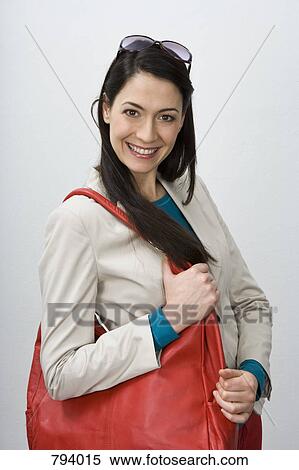 Stock Photography - Portrait of a trendy woman. Fotosearch