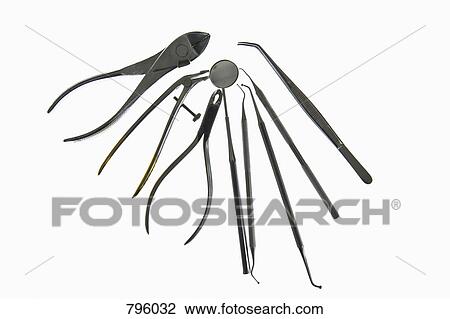 Stock Image - Dental instruments. Fotosearch