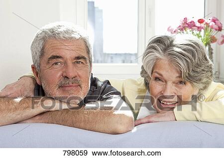 A senior couple, portrait View Large Photo Image Stock Photo - A senior couple, portrait. Fotosearch