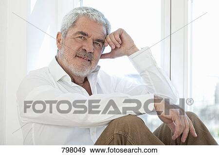 Portrait of a senior man View Large Photo Image Stock Photo - Portrait of a senior man. Fotosearch