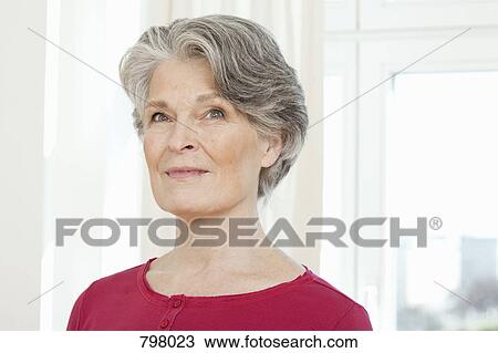 Portrait of a senior woman View Large Photo Image Stock Image - Portrait of a senior woman. Fotosearch