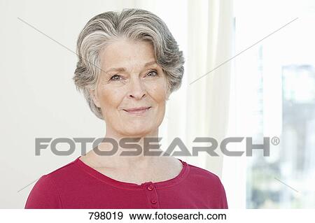 Portrait of a senior woman View Large Photo Image Stock Photo - Portrait of a senior woman. Fotosearch