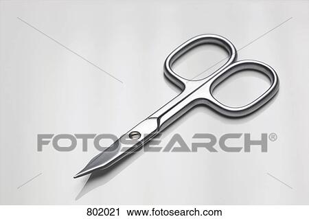 Stock Image - Cuticle scissors. Fotosearch