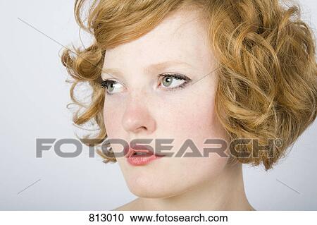 A portrait of a young woman View Large Photo Image Stock Image - A portrait of a young woman. Fotosearch