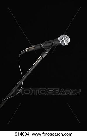 Picture - A microphone. Fotosearch