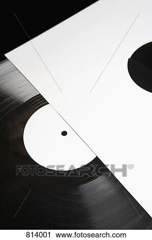 Stock Image - A record in a cover. Fotosearch