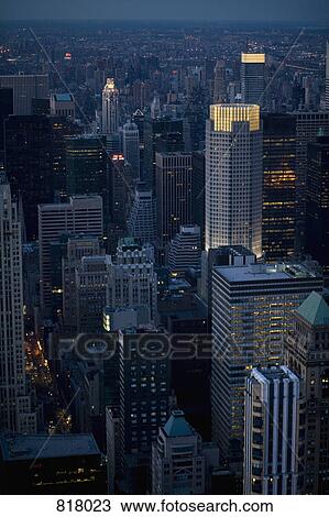 Manhattan cityscape at night, New York City View Large Photo Image Stock Image - Manhattan cityscape at night, New York City. Fotosearch
