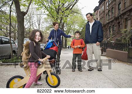 A family on a sidewalk, Brooklyn, New York City View Large Photo Image Stock Image - A family on a sidewalk, Brooklyn, New York City. Fotosearch