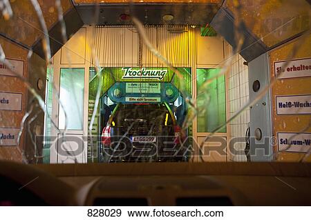 Stock Photo - A car wash, Berlin Germany. Fotosearch