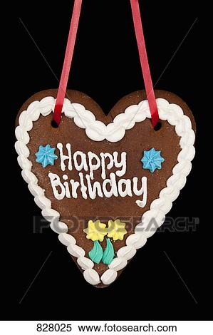 A lebkuchen with Happy Birthday written on it View Large Photo Image Stock Photography - A lebkuchen with Happy Birthday written on it. Fotosearch