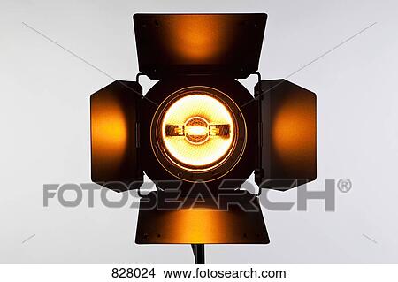 An illuminated spotlight View Large Photo Image Picture - An illuminated spotlight. Fotosearch
