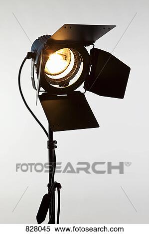 An illuminated spotlight View Large Photo Image Stock Photography - An illuminated spotlight. Fotosearch