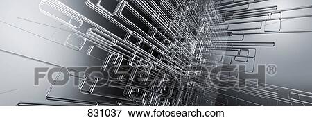 Abstract outlines against a grey background View Large Photo Image Stock Photo - Abstract outlines against a grey background. Fotosearch