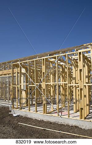 A construction site for a new home View Large Photo Image Stock Photo - A construction site for a new home. Fotosearch
