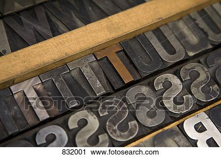 Group of metal letterpress letters View Large Photo Image Stock Image - Group of metal letterpress letters. Fotosearch