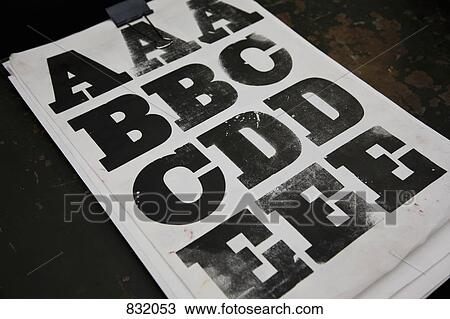 Printed posters View Large Photo Image Stock Image - Printed posters. Fotosearch