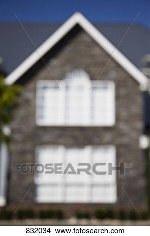 The exterior of a house, defocused View Large Photo Image Picture - The exterior of a house, defocused. Fotosearch