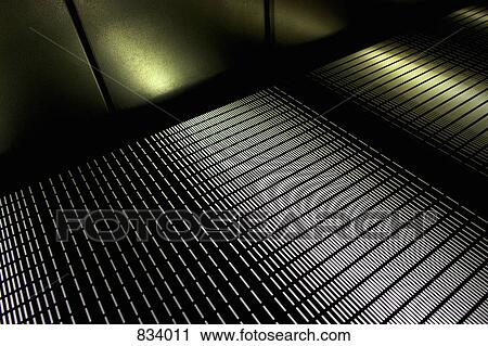 Stock Image - Interior of an elevator. Fotosearch