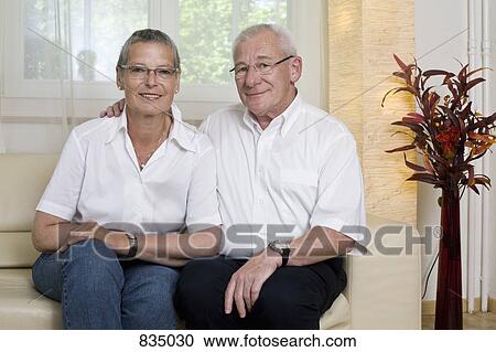 Formal portrait of a older couple View Large Photo Image Stock Image - Formal portrait of a older couple. Fotosearch