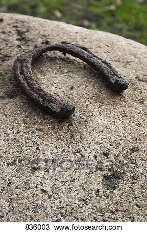 An old horseshoe View Large Photo Image Stock Image - An old horseshoe. Fotosearch