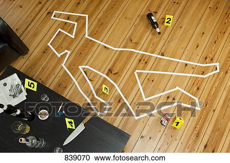 Stock Image - Crime Scene. Fotosearch