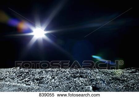 Light shining on the surface of the moon View Large Photo Image Stock Photography - Light shining on the surface of the moon. Fotosearch