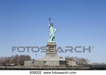 Statue of Liberty, Liberty Island, New York City, NY, USA View Large Photo Image Stock Image - Statue of Liberty, Liberty Island, New York City, NY, USA. Fotosearch