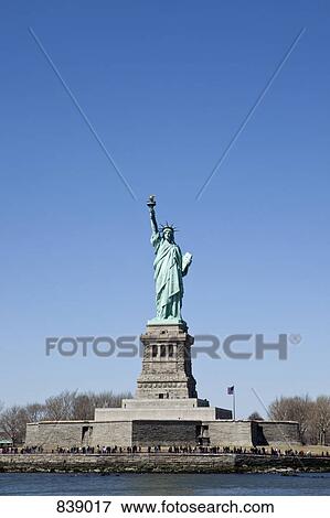 Statue of Liberty, Liberty Island, New York City, NY, USA View Large Photo Image Stock Photo - Statue of Liberty, Liberty Island, New York City, NY, USA. Fotosearch