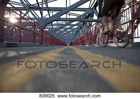 Williamsburg Bridge walkway, New York City, NY, USA View Large Photo Image Stock Photography - Williamsburg Bridge walkway, New York City, NY, USA. Fotosearch