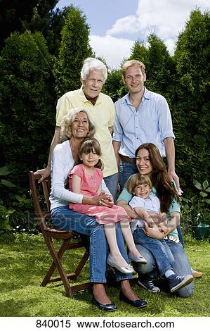 Portrait of a multi-generational family View Large Photo Image Stock Photography - Portrait of a multi-generational family. Fotosearch
