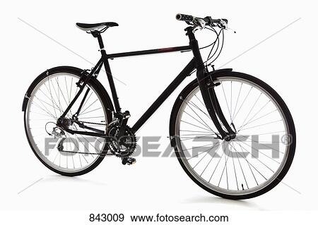 Stock Photo - A mountain bike, still life, studio shot. Fotosearch
