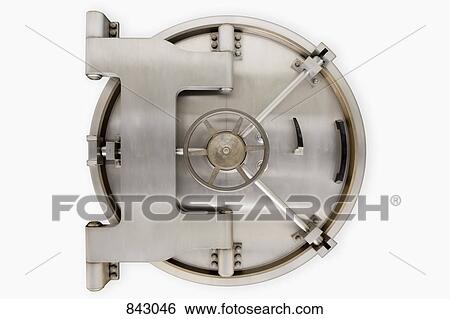 A vault door, cut out View Large Photo Image Stock Photograph - A vault door, cut out. Fotosearch