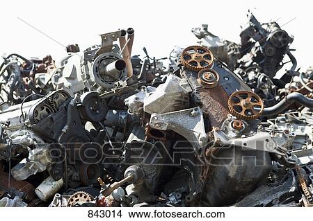 Scrap metal in a junkyard View Large Photo Image Picture - Scrap metal in a junkyard. Fotosearch